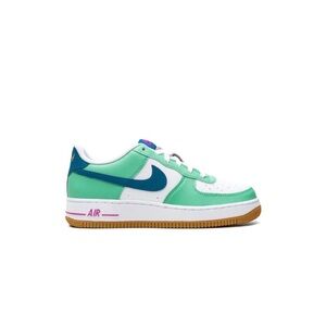 Nike Air Force 1 Play Sneakers Kid Shoes Leather Mint Green White Size 3 Youth